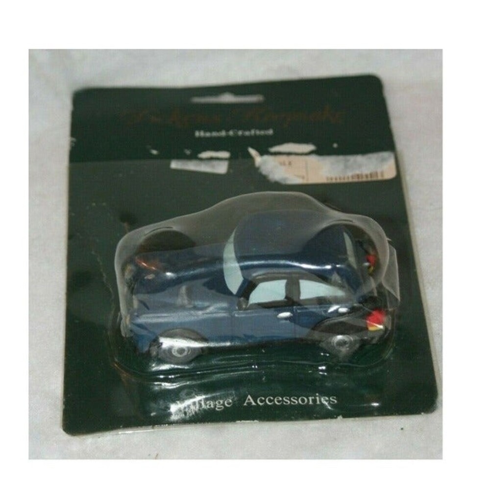 O'Well Dickens Keepsake Blue Christmas Village Car